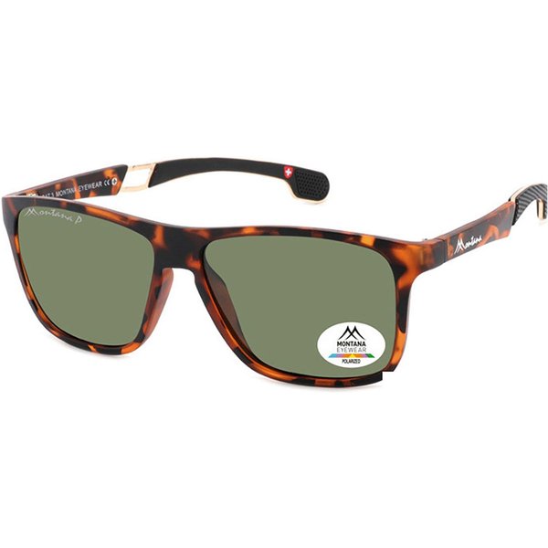 Montana Eyewear SP320 Polarized SP320A Men's Sunglasses Tortoiseshell Size 56