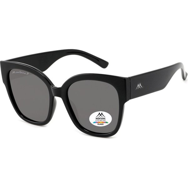 Montana Eyewear MP73 Polarized MP73A Men's Sunglasses Black Size 56