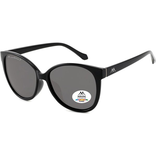 Montana Eyewear MP74 Polarized MP74 Men's Sunglasses Black Size 57