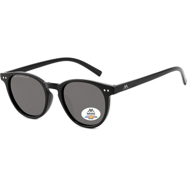 Montana Eyewear MP75 Polarized MP75 Men's Sunglasses Black Size 49