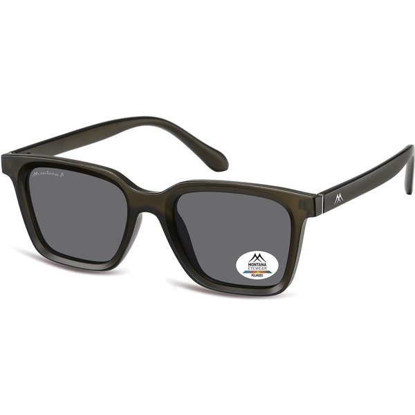 Montana Eyewear MP58 Polarized MP58E Men's Sunglasses Grey Size 52