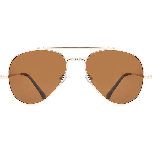 Montana Eyewear MP185 Polarized MP185A Men's Sunglasses Gold Size 58
