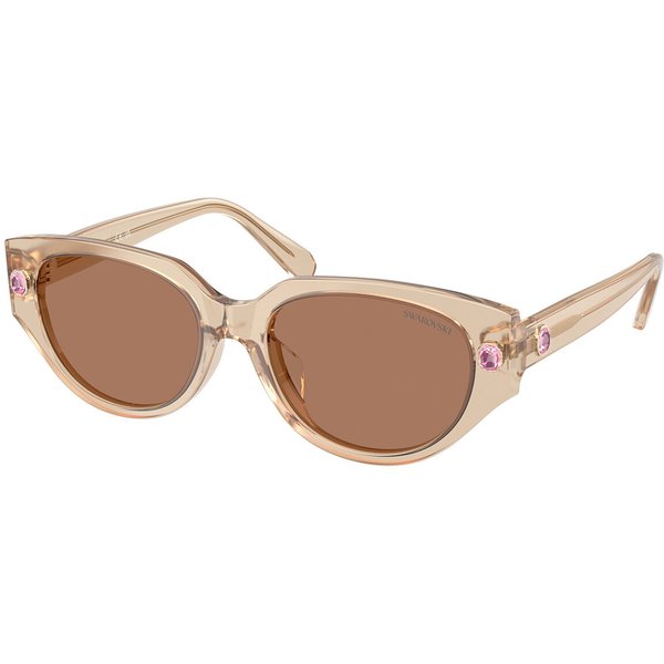 Swarovski SK6035D アジアフィット 106673 メガネ フレーム - 女性用 - 茶色