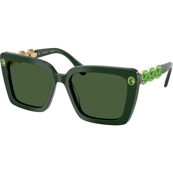 Swarovski SK6032F アジアフィット 102671 メガネ フレーム - 女性用 - 緑