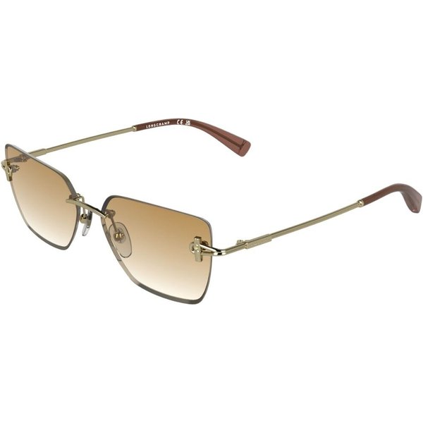 Longchamp LO197S 762 Women’s Sunglasses Gold Size 57
