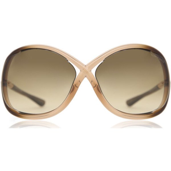Tom Ford FT0009 WHITNEY 74F Women’s Sunglasses Brown Size 64