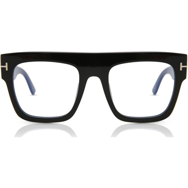 Tom Ford FT0847 Renee 001 Blue-Light Block Women’s Eyeglasses Black Size 52 - Blue Light Block Available