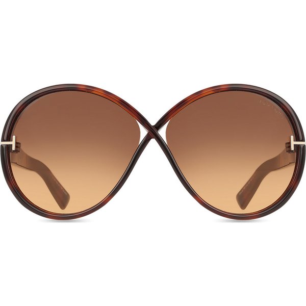 Tom Ford FT1116 EDIE-02 53F Women’s Sunglasses Tortoiseshell Size 64