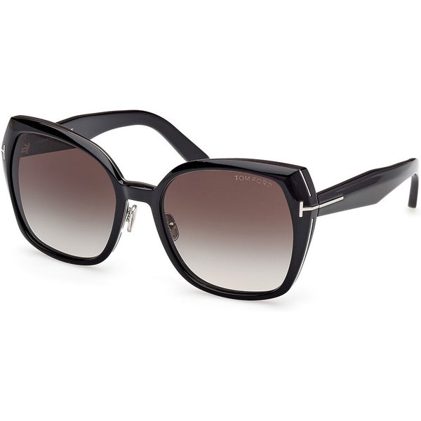 Tom Ford FT1223 PLUM 01B Women’s Sunglasses Black Size 58