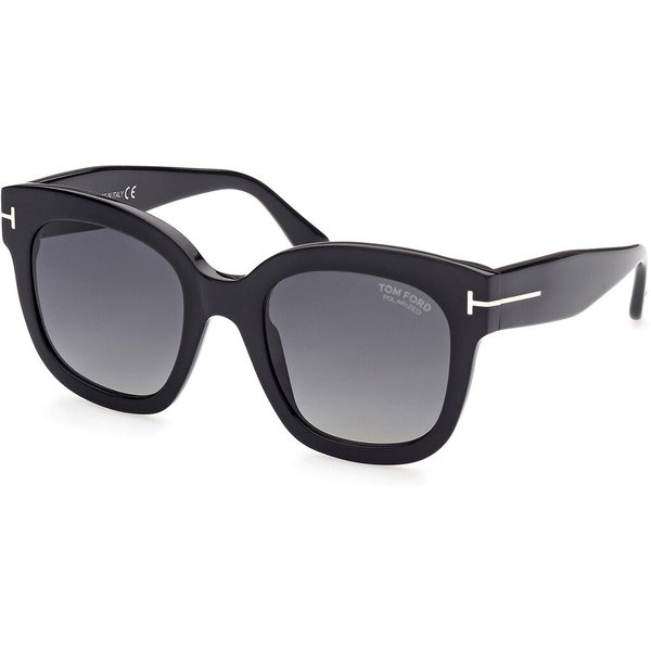 Tom Ford FT0613 BEATRIX-02 Polarized 01D Women’s Sunglasses Black Size 52