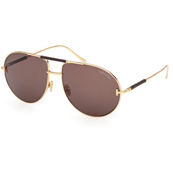 Tom Ford FT1308 LOU-02 30E Men's Sunglasses Gold Size 62