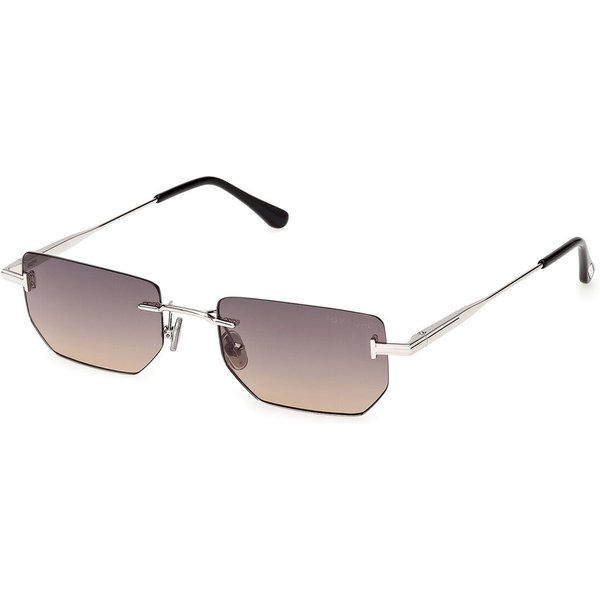 Tom Ford FT1355 ETHAN-02 16B Men's Sunglasses Silver Size 53