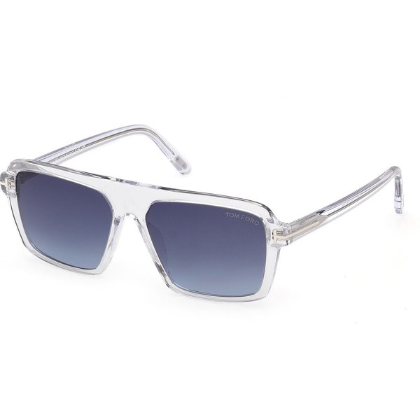 Tom Ford FT1176 VINCENT 26W Men's Sunglasses Clear Size 56