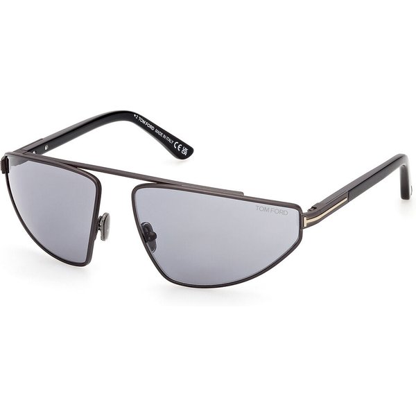 Tom Ford FT1399 PARKER-02 13A Men's Sunglasses Silver Size 64