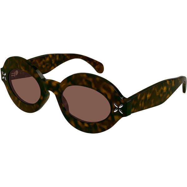 Azzedine Alaia AA0059S 003 Women’s Sunglasses Tortoiseshell Size 49