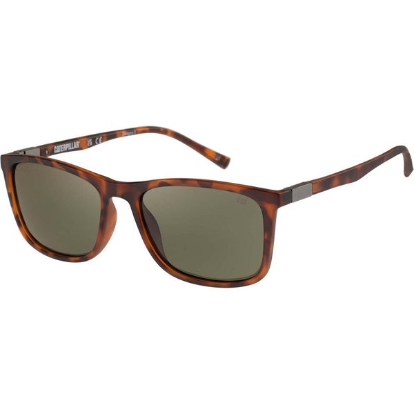 CAT CPS 8513 Polarized 102P Men's Sunglasses Tortoiseshell Size 55