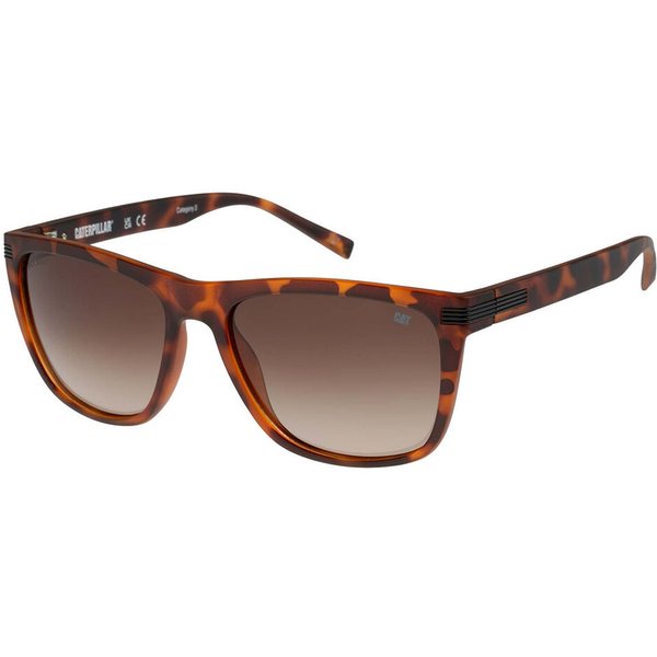 CAT CPS 8517 Polarized 102P Men's Sunglasses Tortoiseshell Size 57