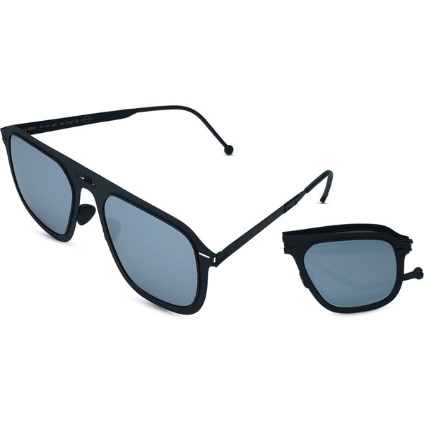 ROAV Galaxy 8003 Virgil Folding 黒 Polarized 13.61 メガネ フレーム - 男性用 - 黒