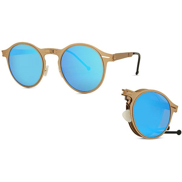 ROAV Galaxy 1003 Balto Folding 金色 Polarized 14.63 メガネ フレーム - 男性用 - 金色