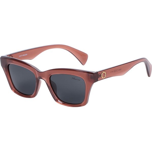 North Beach Front Polarized 70803 Men's Sunglasses Brown Size 51