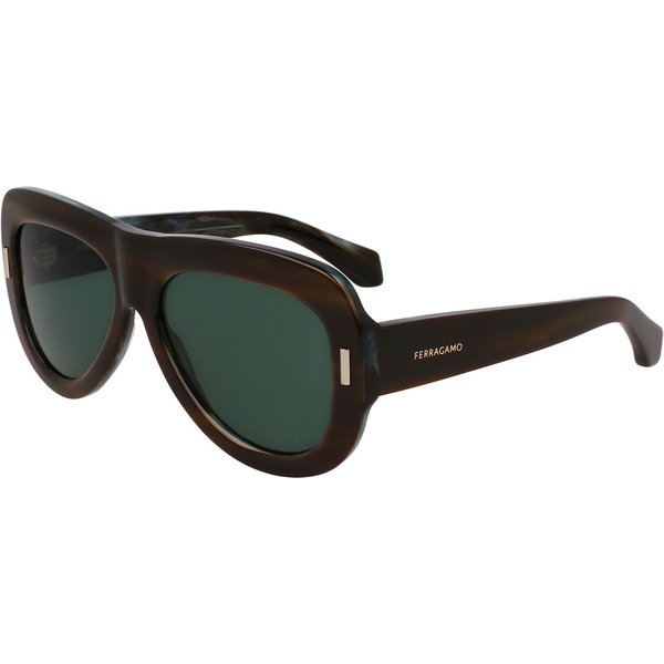 Salvatore Ferragamo SF2029SE 221 メガネ フレーム - 女性用 - 茶色