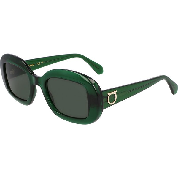 Salvatore Ferragamo SF2038SE 317 Women’s Sunglasses Green Size 51