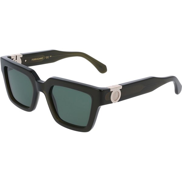 Salvatore Ferragamo SF2066S 302 Women’s Sunglasses Green Size 52