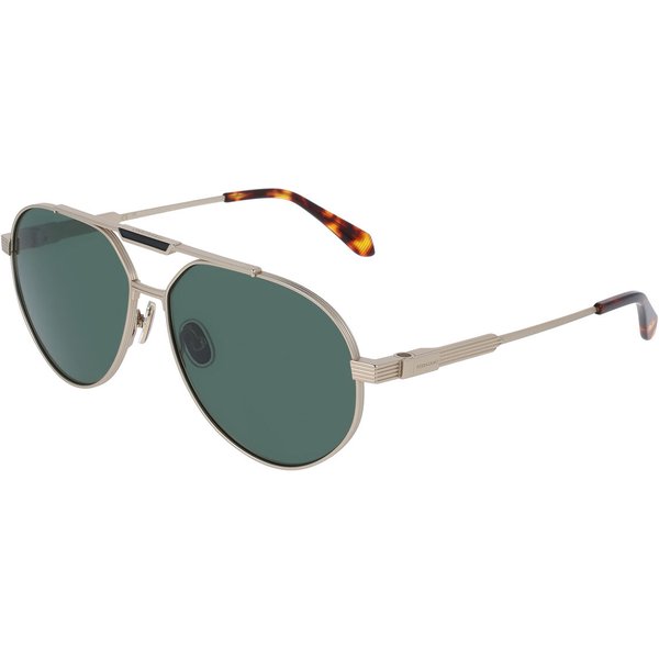 Salvatore Ferragamo SF327S 711 Men's Sunglasses Gold Size 62