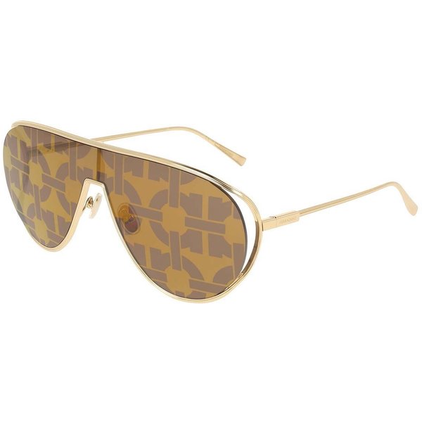 Salvatore Ferragamo SF323SG 751 Women’s Sunglasses Gold Size 63
