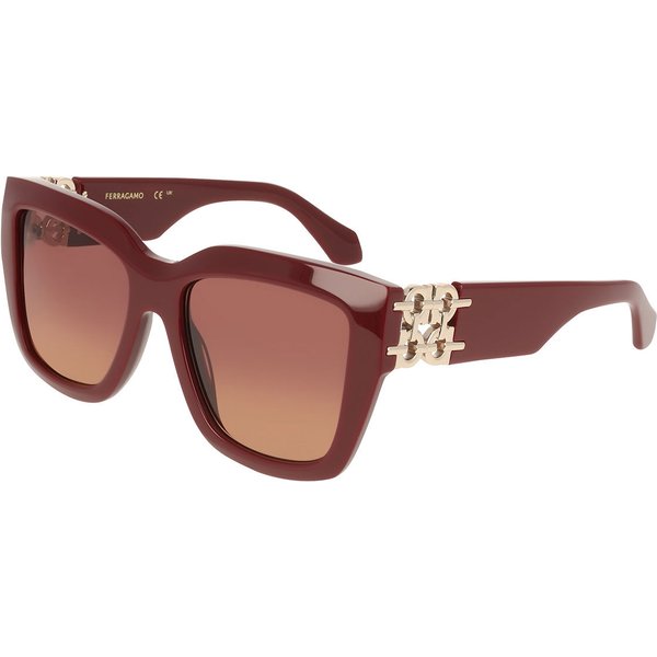 Salvatore Ferragamo SF2083SE 606 Women’s Sunglasses Burgundy Size 55