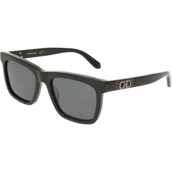 Salvatore Ferragamo SF2113S 001 Men's Sunglasses Black Size 55