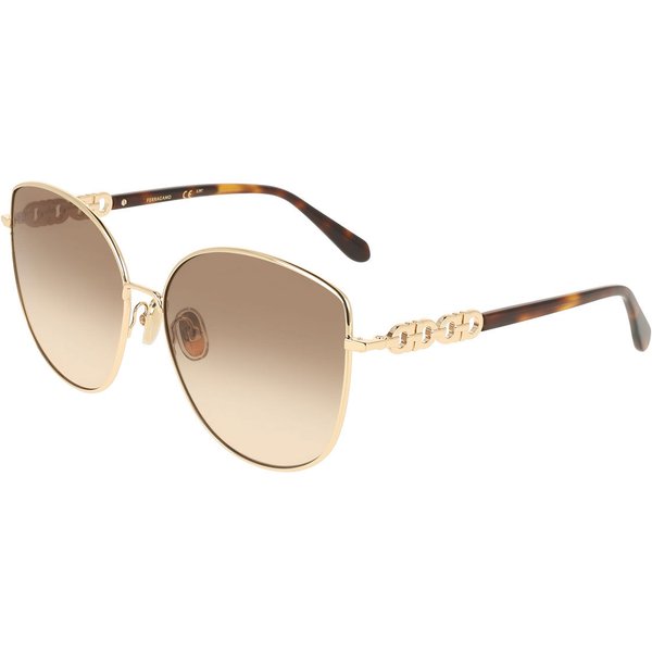 Salvatore Ferragamo SF339S 747 メガネ フレーム - 女性用 - 金色