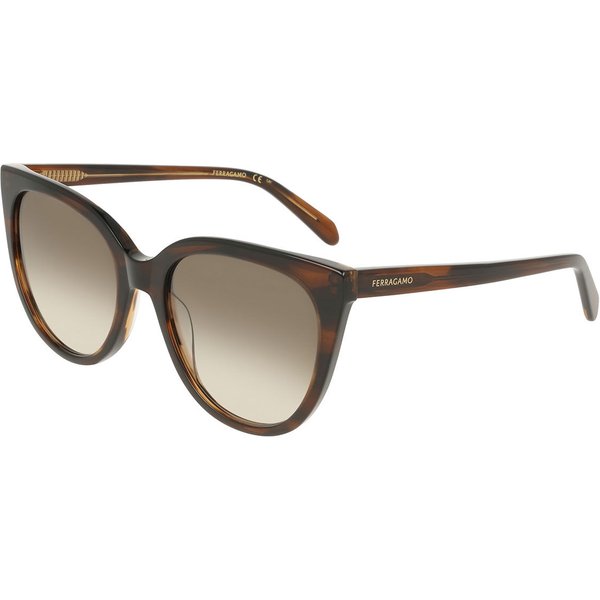 Salvatore Ferragamo SF2101S 216 Women’s Sunglasses Brown Size 56