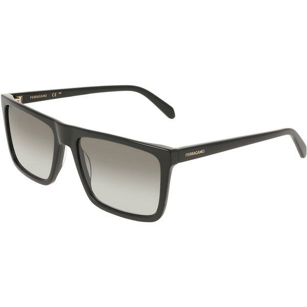 Salvatore Ferragamo SF2123S 001 Men's Sunglasses Black Size 58