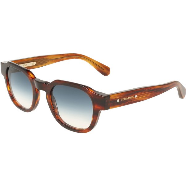 Salvatore Ferragamo SF2146S 208 メガネ フレーム - 男性用 - 茶色