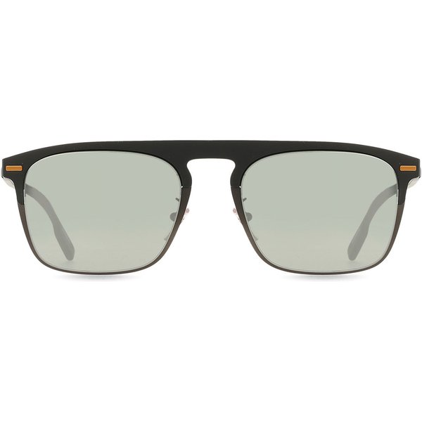 Zegna EZ0216-H 02C Men's Sunglasses Brown Size 56
