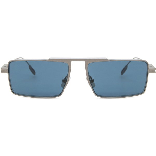 Zegna EZ0233 17V Men's Sunglasses Silver Size 57
