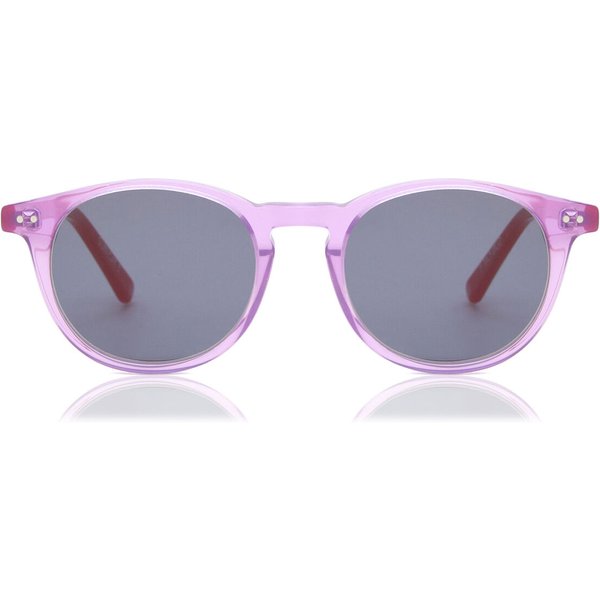 Oval Full Rim Plastic Kids' Prescription Sunglasses Purple Size 45 - SmartBuy Collection