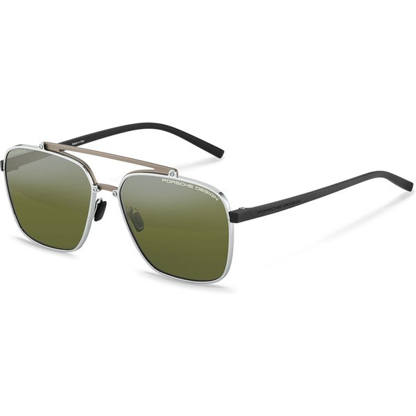 Porsche Design P8937 Polarized B メガネ フレーム - 男性用 - Silver