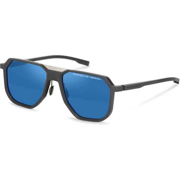 Porsche Design P8980 D195 Men's Sunglasses Grey Size 58