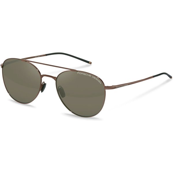 Porsche Design P8947 E174 Men's Sunglasses Brown Size 56