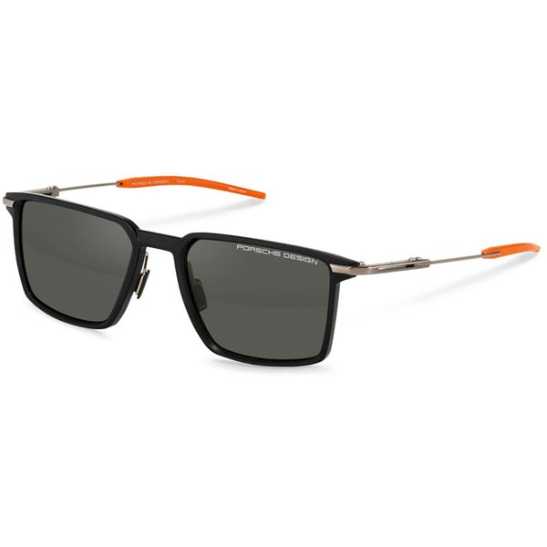 Porsche Design P8986 Polarized A415 Men's Sunglasses Black Size 55