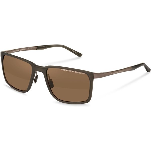 Porsche Design P86002 C629 Men's Sunglasses Green Size 58