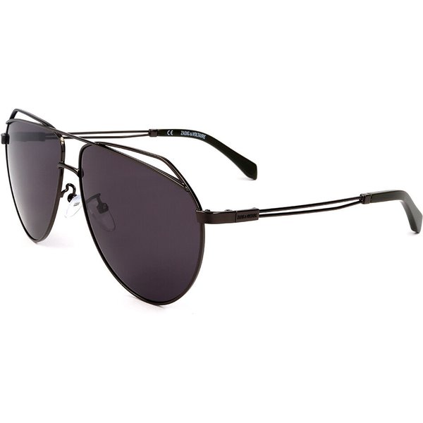 Zadig & Voltaire SZV222 0568 Women’s Sunglasses Gunmetal Size 63