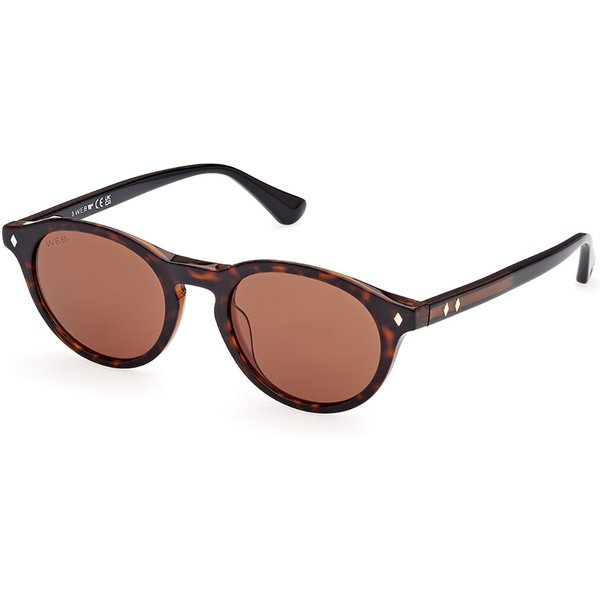 Web Eyewear WE0337 56E Men's Sunglasses Tortoiseshell Size 50