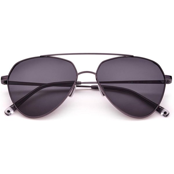 Paradigm 20-60 Polarized Gunmetal Men's Sunglasses Grey Size 56