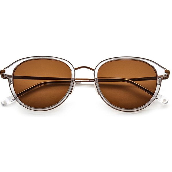 Paradigm 21-51 Polarized Crystal Men's Sunglasses Brown Size 50