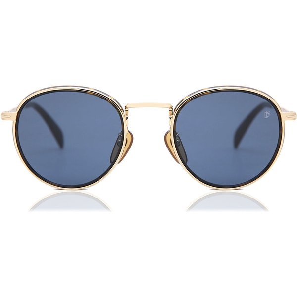 David Beckham DB 1033/S 2IK/KU Men's Sunglasses Gold Size 49