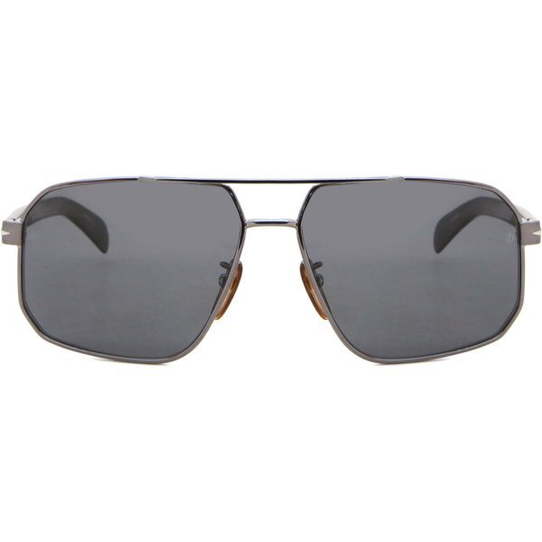 David Beckham DB 7102/S 85K/M9 Men's Sunglasses Silver Size 61
