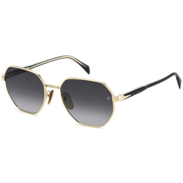 David Beckham DB 1162/F/S Asian Fit RHL/9O Men's Sunglasses Gold Size 56